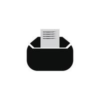 E-mail symbol vector. Mail line icon vector