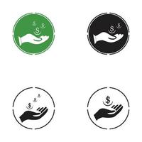 Save money vector icon background