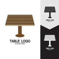 Table vector logo icon object background illustration