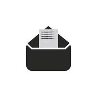 E-mail symbol vector. Mail line icon vector