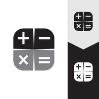 Calculator vector icon template background