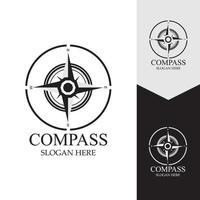 Compass Logo Template vector icon illustration design