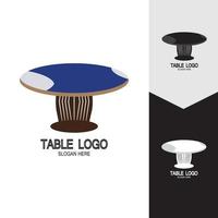 Table vector logo icon object background illustration