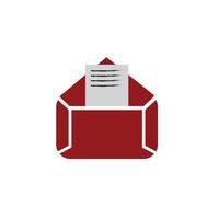 E-mail symbol vector. Mail line icon vector