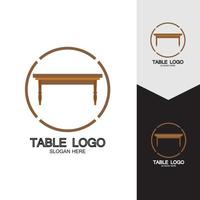 Table vector logo icon object background illustration