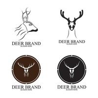 Deer vector icon illustration design