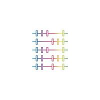 abacus icon vector background