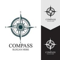 Compass Logo Template vector icon illustration design