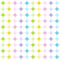 Cute Pastel Rainbow Star Shine Shiny Sparkle Sparkling Glitter Abstract Shape Element Gingham Checkered Tartan Plaid Scott Seamless Pattern Cartoon Vector Illustration Print Background Fashion