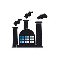 FACTORY BUILDING ICONS VECTOR