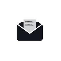 E-mail symbol vector. Mail line icon vector