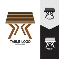 Table vector logo icon object background illustration