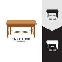 Table vector logo icon object background illustration