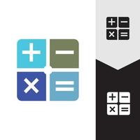 Calculator vector icon template background