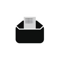 E-mail symbol vector. Mail line icon vector