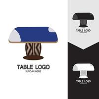 Table vector logo icon object background illustration