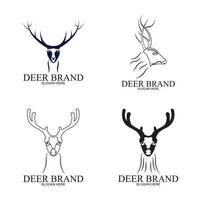 Deer vector icon illustration design