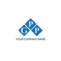 GPP letter logo design on white background. GPP creative initials letter logo concept. GPP letter design. vector