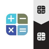 Calculator vector icon template background