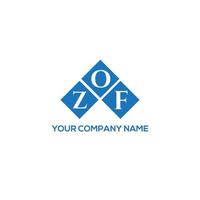 ZOF letter logo design on white background. ZOF creative initials letter logo concept. ZOF letter design. vector