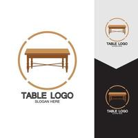 Table vector logo icon object background illustration