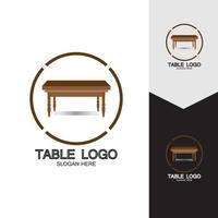 Table vector logo icon object background illustration