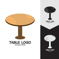 Table vector logo icon object background illustration