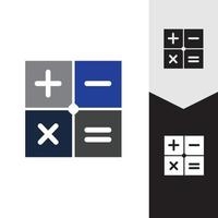 Calculator vector icon template background