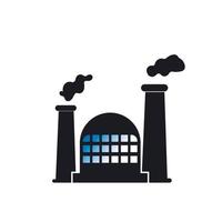 FACTORY BUILDING ICONS VECTOR