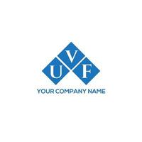 UVF letter logo design on white background. UVF creative initials letter logo concept. UVF letter design. vector