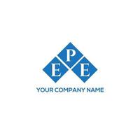 EPE letter logo design on white background. EPE creative initials letter logo concept. EPE letter design. vector