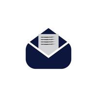 vector de símbolo de correo electrónico. icono de línea de correo