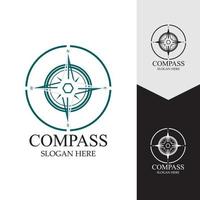 Compass Logo Template vector icon illustration design