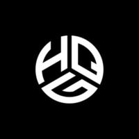 HQG letter logo design on white background. HQG creative initials letter logo concept. HQG letter design. vector