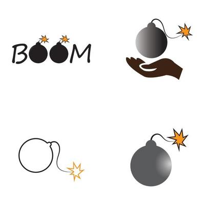 Boom Icon vector background