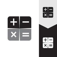 Calculator vector icon template background