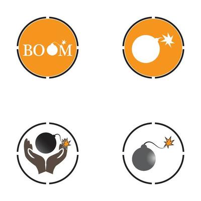 Boom Icon vector background