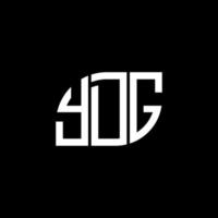 YDG letter logo design on white background. YDG creative initials letter logo concept. YDG letter design. vector