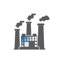 FACTORY BUILDING ICONS VECTOR