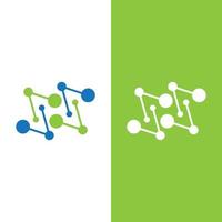 Molecule logo vector illustration design