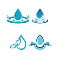 Water drop Logo Template vector