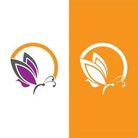 Butterfly logo icon vector design