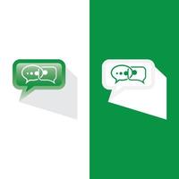 Speech bubble icon vector illustration