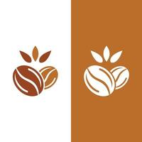 coffee bean icon vector template