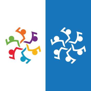 Community, network and social icon vector