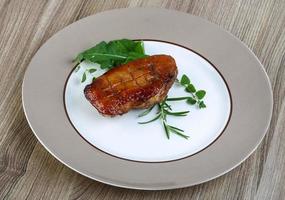 Roasted duck breast photo