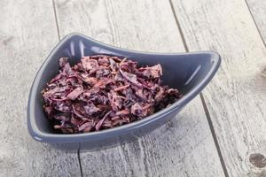 Cole slaw salad with cabbage photo