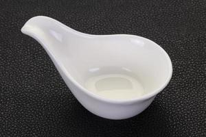 White porcelain bowl photo