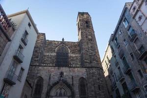 Buildings' facades of great architectural interest in the city of Barcelona - Spain photo