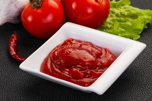 salsa de tomate foto